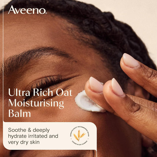 Face CALM+RESTORE Oat Rich Balm (1X 50Ml), 24-Hour Hydration Face Moisturiser with Triple Oat Complex, Face Care Soothes and Hydrates Irritated, Very Dry, and Sensitive Skin