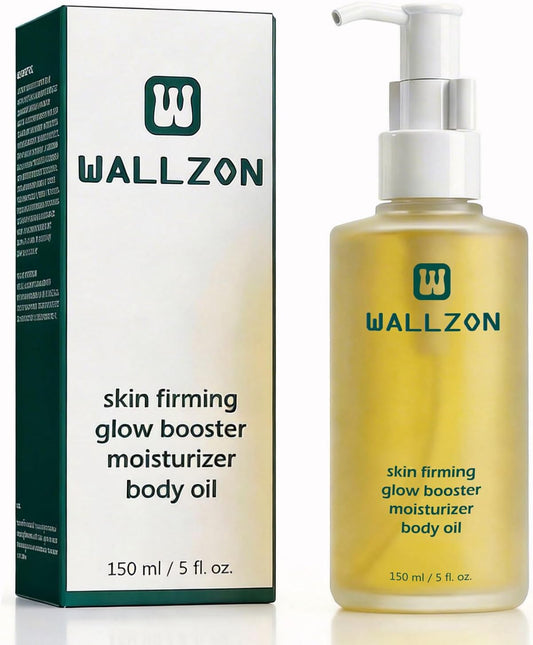 Firming & Nourishing Body Oil for Women with Seaweed Extract, 150Ml after Shower Skincare Oil, Non-Greasy, Lightweight, Fast-Absorbing, Improves Skin Elasticity, Citrus Scent