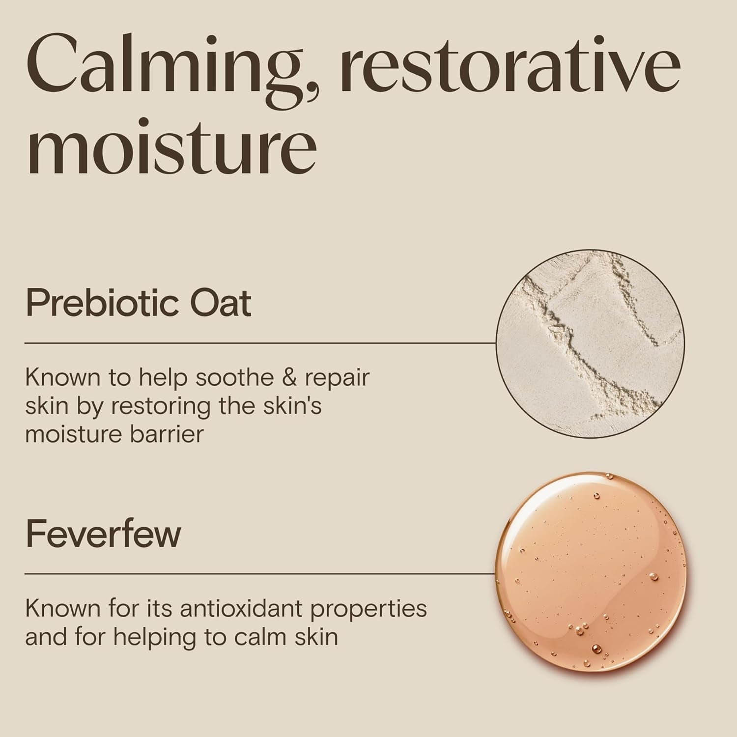 Face Calm+Restore Oat Gel Moisturiser (1X 50Ml), Face Moisturiser to Instantly Soothe and Replenish the Skin'S Moisture Barrier, Intensely Nourishing Day Cream, Suitable for Sensitive Skin