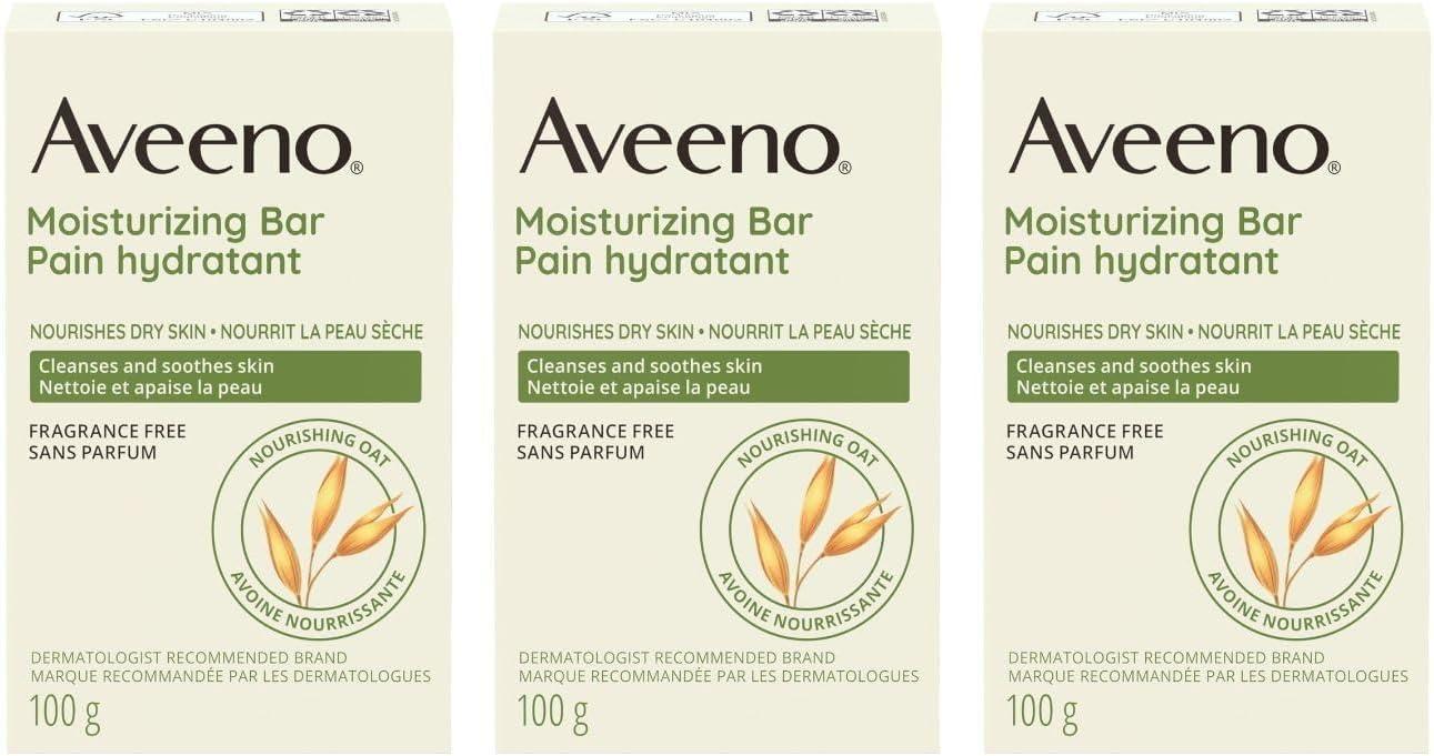 Bar Dry Size 3.5 Ounce  Moisturizing Bar for Dry Skin (Pack of 3)