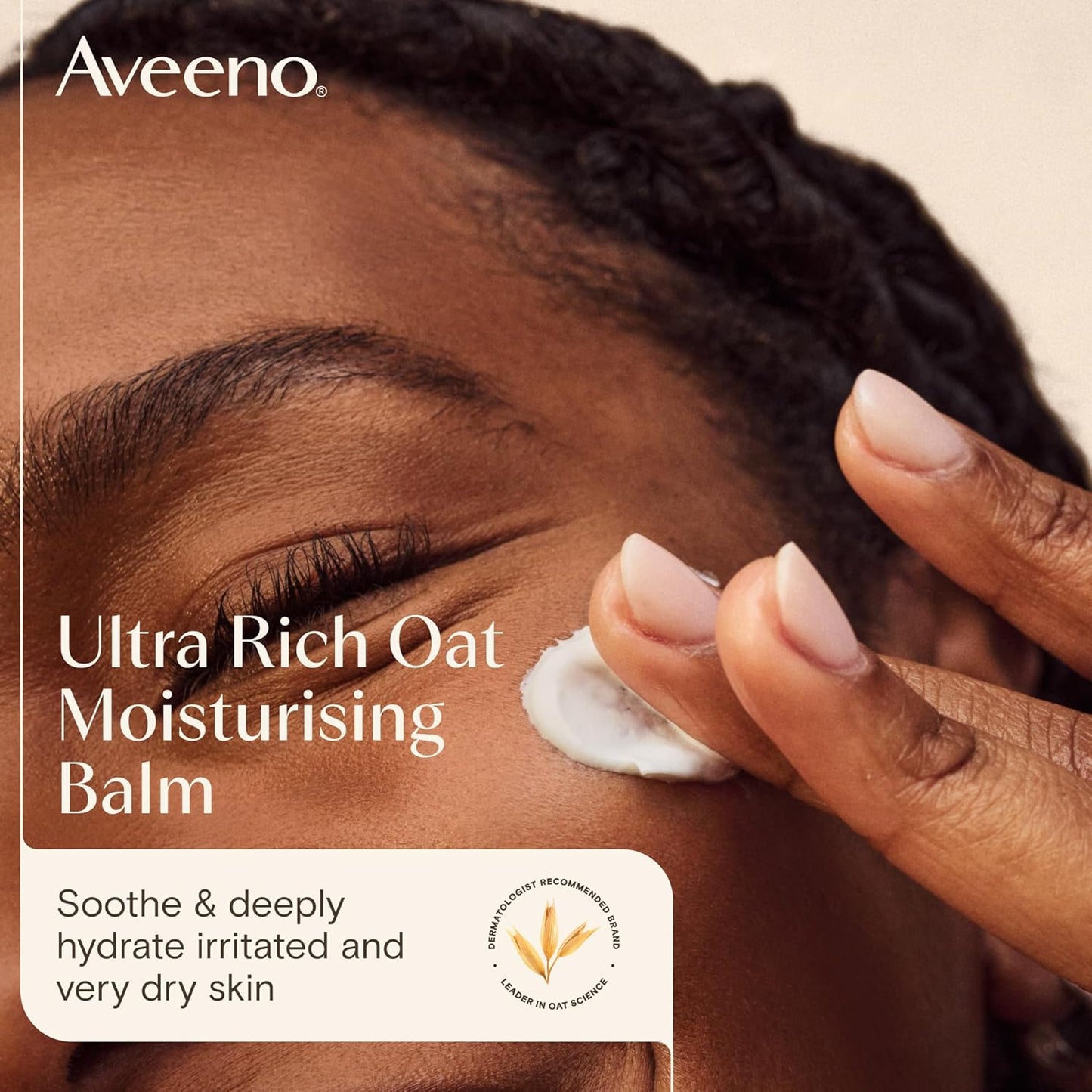 Face CALM+RESTORE Oat Rich Balm (1X 50Ml), 24-Hour Hydration Face Moisturiser with Triple Oat Complex, Face Care Soothes and Hydrates Irritated, Very Dry, and Sensitive Skin