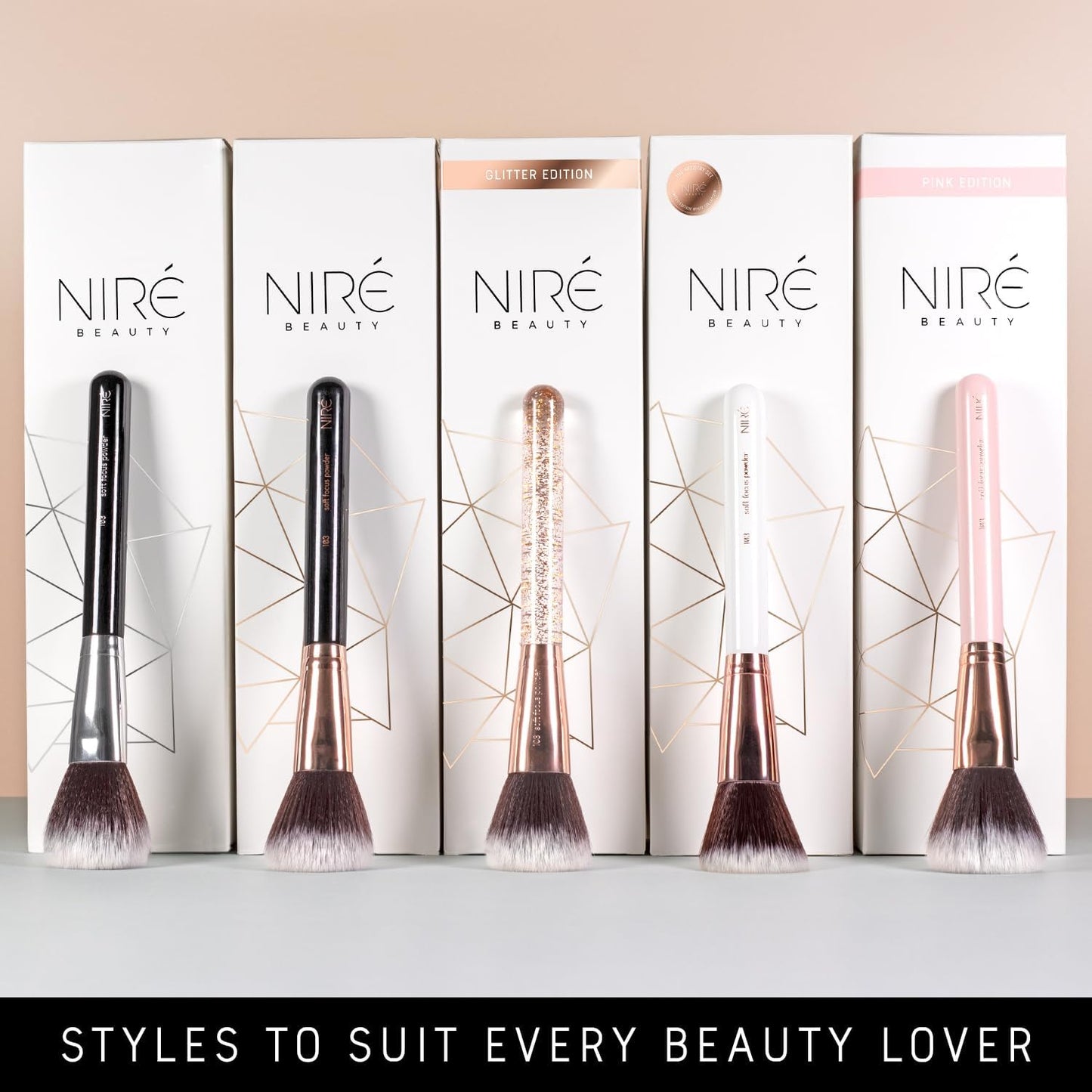 Beauty Professional Makeup Brushes - 15-Piece Award Winning Vegan Makeup Brush Set with Case, Blending Sponge, Brush Cleaner, Guide, Gift Box