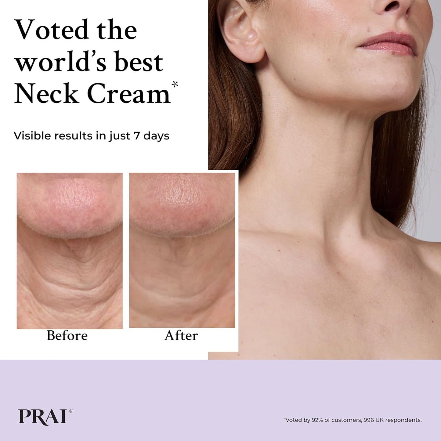Ageless Throat & Decolletage Creme 50Ml - Anti-Ageing, Collagen Boosting Skincare Cream - Tightens & Firms Skin, Reduces Wrinkles - Luxury Neck Moisturiser with Hyaluronic Acid - 7 Day Results